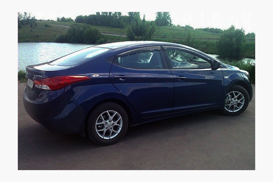 Hyundai Elantra (MD/UD) 2011–2015 Vindavvisare till sidorutor (4 st, Cobra) Image