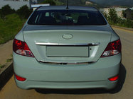 Hyundai Accent 2011–2017 Kromlist till baklucka (rostfritt stål) OmsaLine – italienskt rostfritt stål foto 1