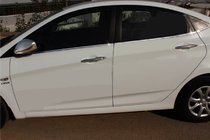 Hyundai Accent 2011–2017 Nedre fönsterlister (6 st, rostfritt) Carmos - turkiskt stål foto 1