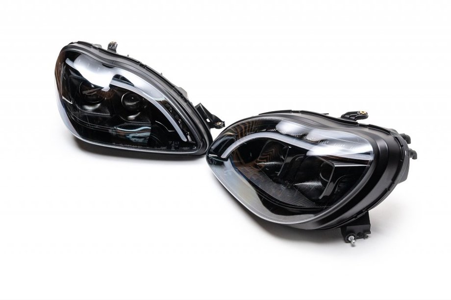 Mercedes S-klass W220 1998–2005 Framlyktor med LED-positionsljus (2 st) Image