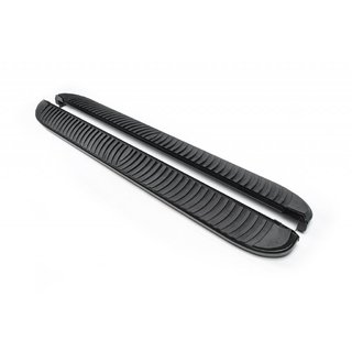 Sidosteg Tayga Black (2 st, aluminium) foto 1