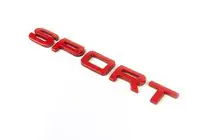 Range Rover Sport 2005–2013 Sport-emblem (röd) foto 1