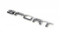 Range Rover Sport 2005–2013 Sport-emblem (krom) foto 1