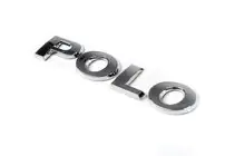 Volkswagen Polo 2010–2017 Emblem Polo 6R0 853 687A 739 foto 1