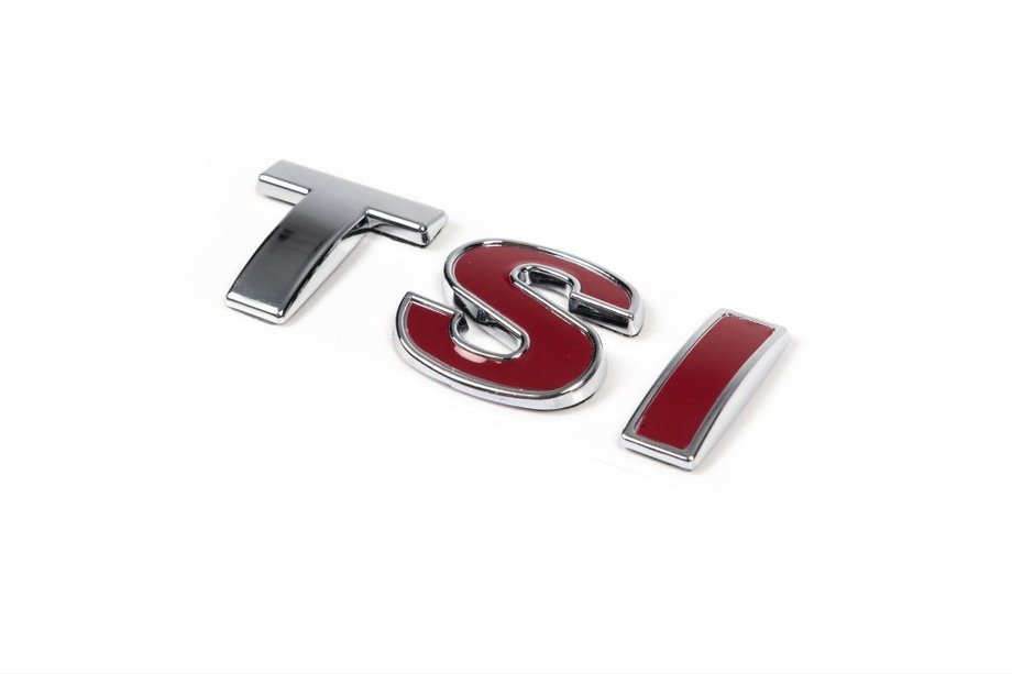 Volkswagen Golf 6 2008–2014 TSI-emblem (rak typsnitt) Image