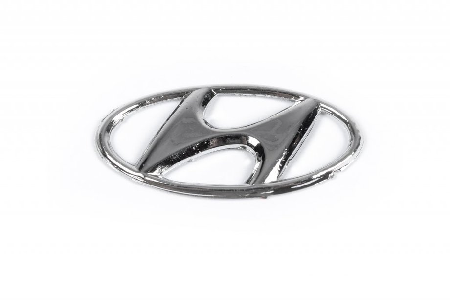 Hyundai Elantra (HD) 2006–2011 Emblem 86341 22300 (självhäftande, 80 mm x 40 mm) Image