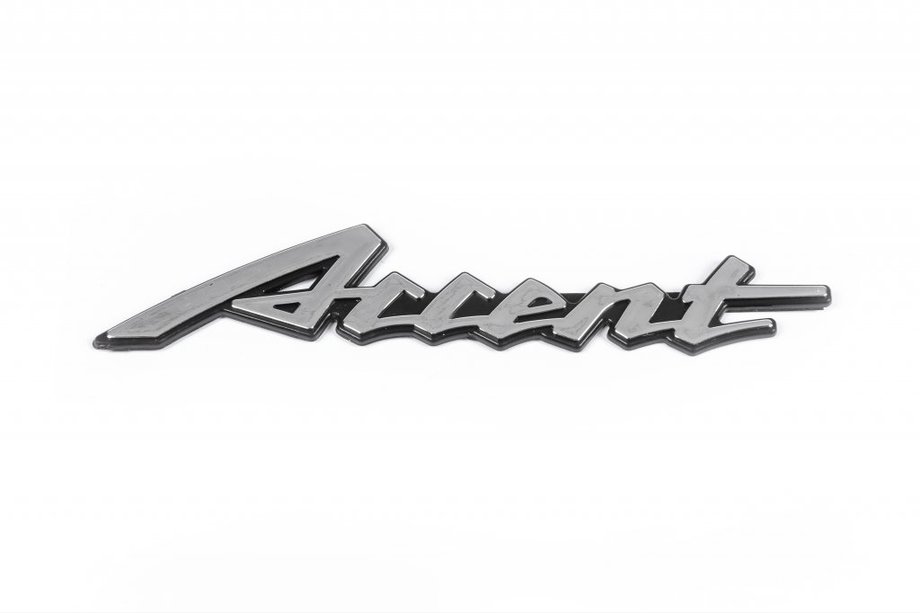 Hyundai Accent 2000–2006 Textemblem Accent 16 cm (Turkiet) Image