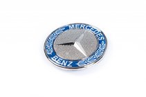 Mercedes Viano 2004–2014 Mercedes huvblem (diameter 80 mm) foto 1