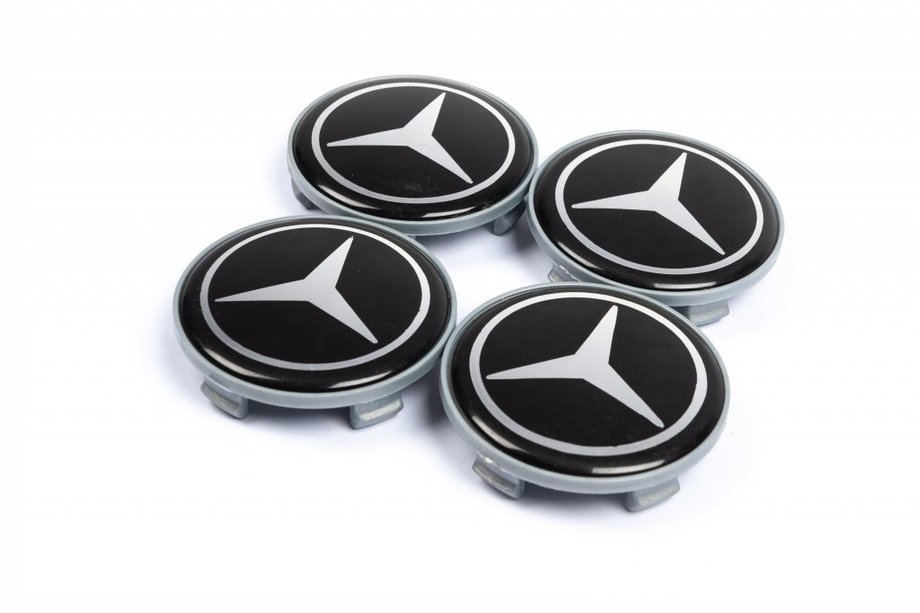 Mercedes-Benz Centrumkåpor till fälgar 57 mm/55,5 mm V1 (4 st) Image