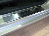 Hyundai I-10 2008–2013 Natanika Premium instegsskydd (4 st, rostfritt stål) foto 1