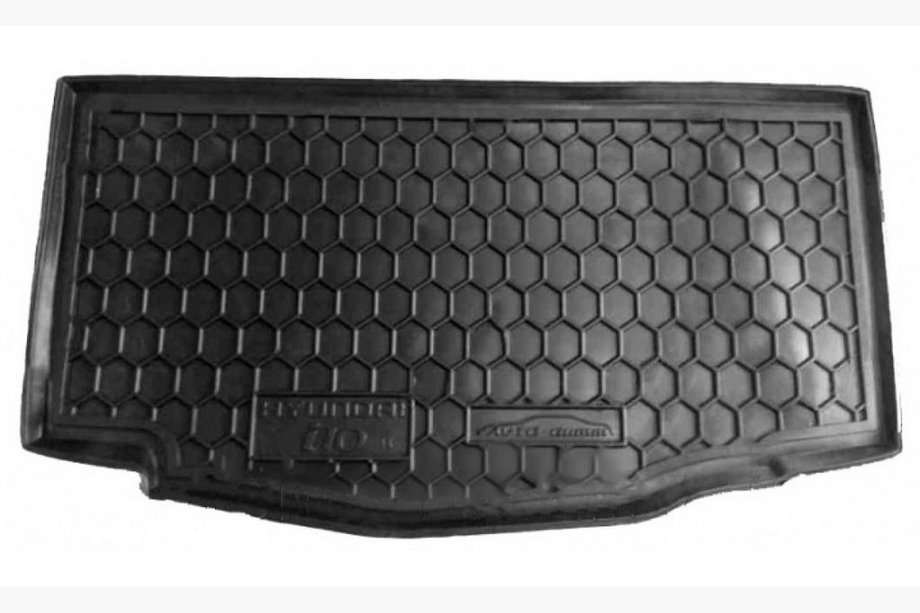 Hyundai I-10 2014–2017 Gummimatta för bagageutrymmet (Autogumm, gummi) Image
