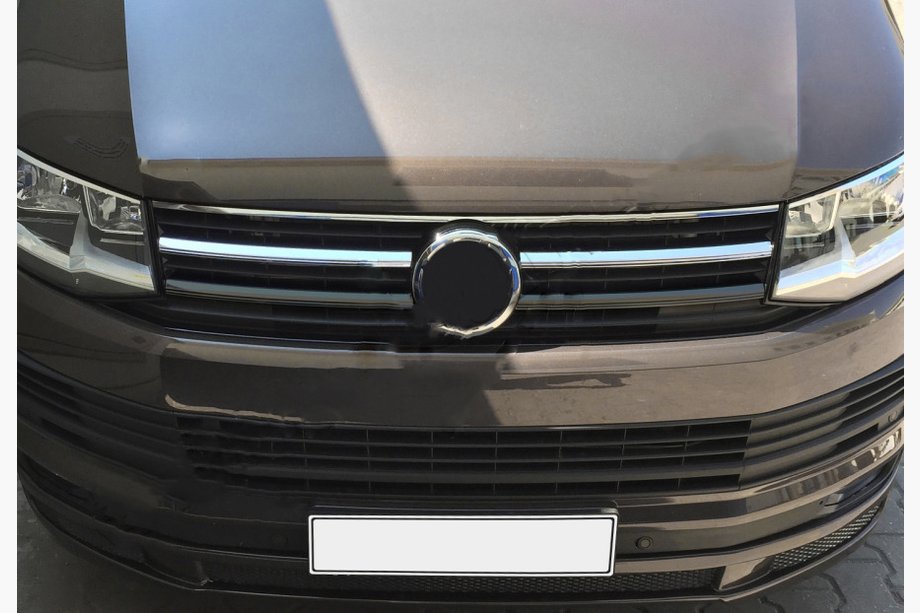 Volkswagen T6 2015–2024 Övre grillister 2015-2019 (2 st, rostfritt) Carmos - turkiskt stål Image