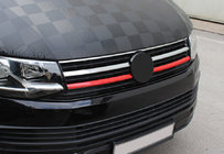 Volkswagen T6 2015–2024 Nedre grillister 2015-2019 (2 st, röda) foto 1
