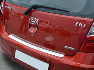Hyundai I-10 2014–2017 Natanika lastskydd för bakre stötfångare (rostfritt stål) foto 1