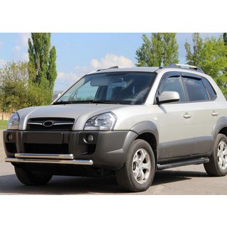 Främre frontbåge ST014 (rostfritt) Hyundai Tucson JM 2004– foto 1