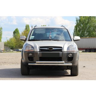 Främre frontbåge ST014 (rostfritt) Hyundai Tucson JM 2004– foto 2