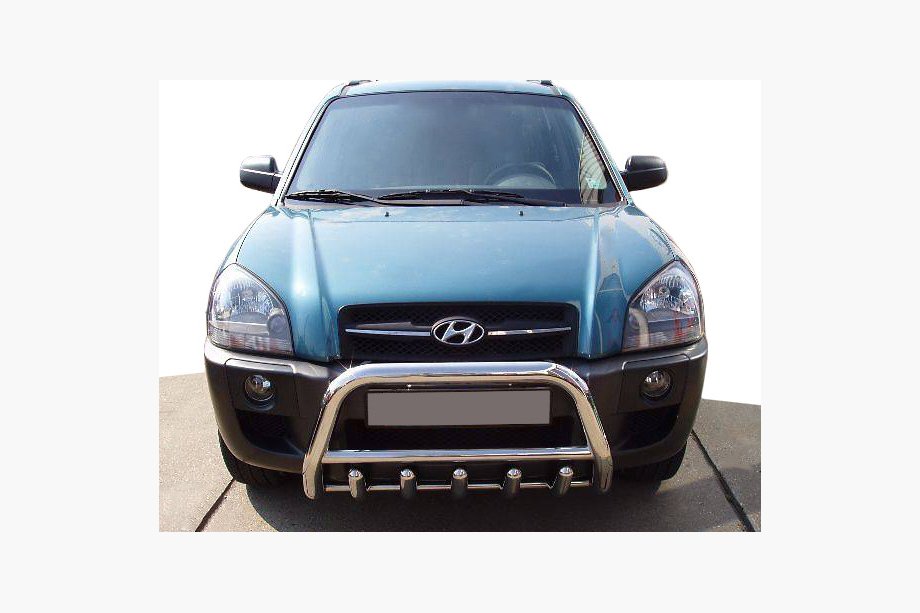 Hyundai Tucson JM 2004– Frontbåge WT003 (rostfritt stål) 60 mm Image