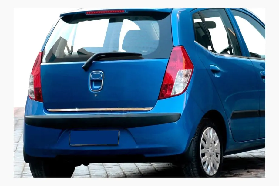 Hyundai I-10 2008–2013 Kromlist till baklucka (rostfritt stål) Image