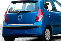 Hyundai I-10 2008–2013 Kromlist till baklucka (rostfritt stål) foto 1