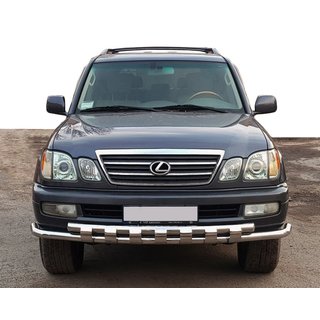 Frontbåge ST015 (rostfritt) Lexus LX470 1998–2007 foto 1