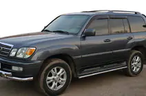 Lexus LX470 1998–2007 Skydd för sidotrösklar (2 st, rostfritt stål) foto 1
