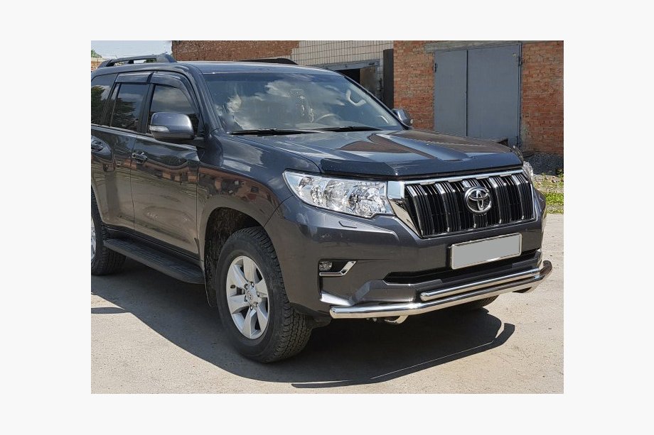Toyota Land Cruiser Prado 150 2009–2023 Främre frontbåge ST014 (rostfritt) 60/42 mm Image