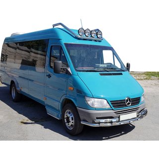 Främre skyddsbåge ST015-2 (rostfritt stål) Mercedes Sprinter W901/902/903/904/905 1995–2006 foto 1