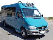 Mercedes Sprinter W901/902/903/904/905 1995–2006 Främre skyddsbåge ST015-2 (rostfritt stål) foto 1