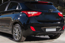 Hyundai I-30 2012–2017 Kromlist över registreringsskylten (HB, rostfritt stål) foto 1