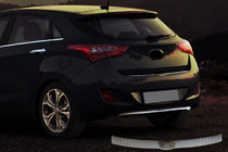 Hyundai I-30 2012–2017 Övre list till bakre stötfångaren (HB, rostfritt stål) foto 1