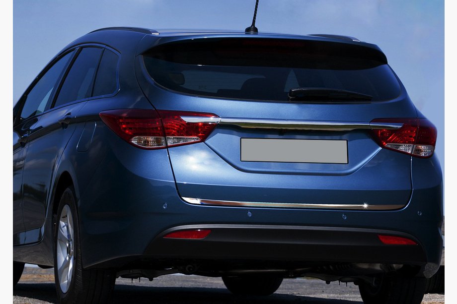 Hyundai I-40 2011–2019 Kantskydd för bagagelucka (SW, rostfritt stål) Image