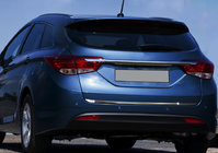 Hyundai I-40 2011–2019 Kantskydd för bagagelucka (SW, rostfritt stål) foto 1