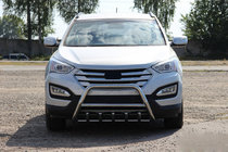 Hyundai Santa Fe 3 2012–2018 Främre båge WT003 (rostfritt stål) foto 3