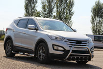 Hyundai Santa Fe 3 2012–2018 Främre båge WT003 (rostfritt stål) foto 4