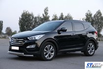 Hyundai Santa Fe 3 2012–2018 Främre frontskyddsbåge ST014 (rostfritt stål) foto 3