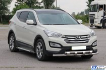 Hyundai Santa Fe 3 2012–2018 Frontbåge ST015 (rostfritt stål) foto 3