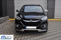 Hyundai IX-35 2010–2015 Främre frontbåge ST014-1 (rostfritt stål) foto 2