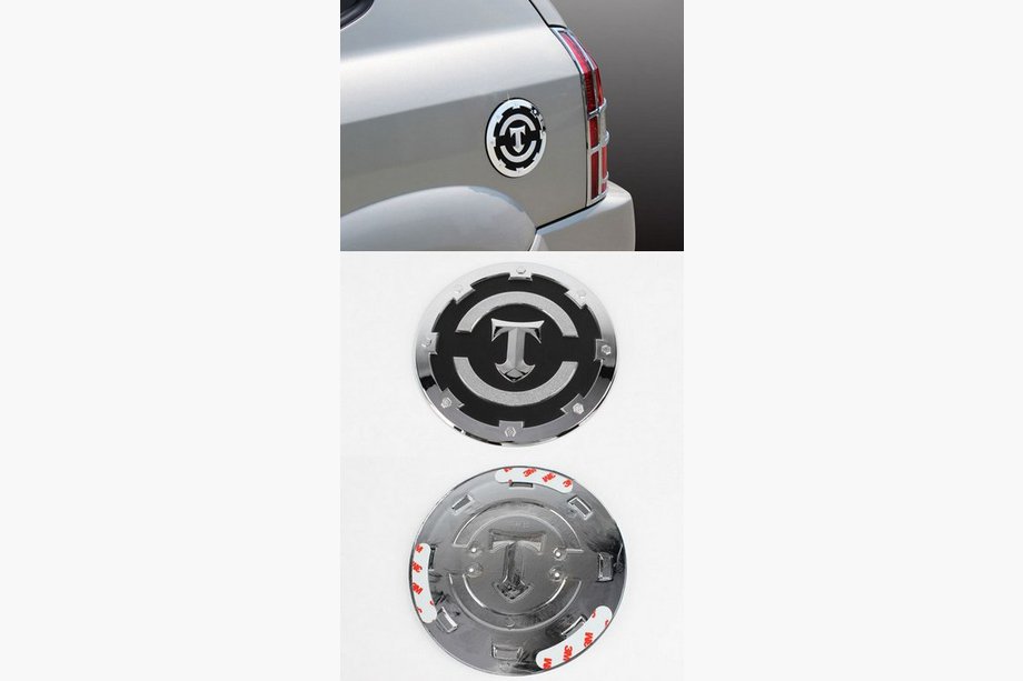 Hyundai Tucson JM 2004– Kromad tanklockskåpa (kromad plast) Image