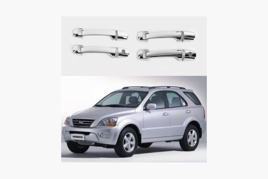 Kia Sorento I BL 2002–2009 REA!!! Kåporskydd till dörrhandtag (4 st, plast) Image