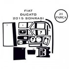Fiat Ducato 2006–2025 Instrumentpanelslister (2014+) foto 2