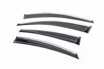 Hyundai Accent 2011–2017 Vindavvisare med krom SD (4 st, Sunplex Chrome) foto 1