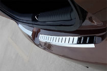 Hyundai I-20 2014–2020 Lister till bakre stötfångaren OmsaLine 2014-2018 (2 delar, rostfritt) foto 1