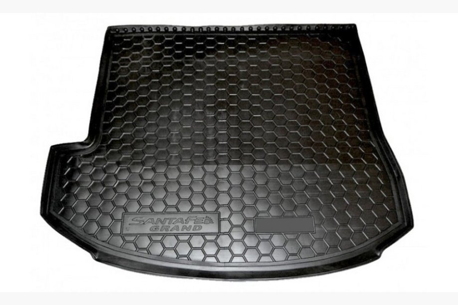 Hyundai Santa Fe 3 2012–2018 Bagagerumsmatta för 7-sits Grand 2014+ TOP (Autogumm, plast) Image