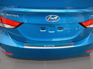 Hyundai Elantra (MD/UD) 2011–2015 Bakre stötfångarskydd med bockning Nataniko (2014-2015, rostfritt stål) foto 1