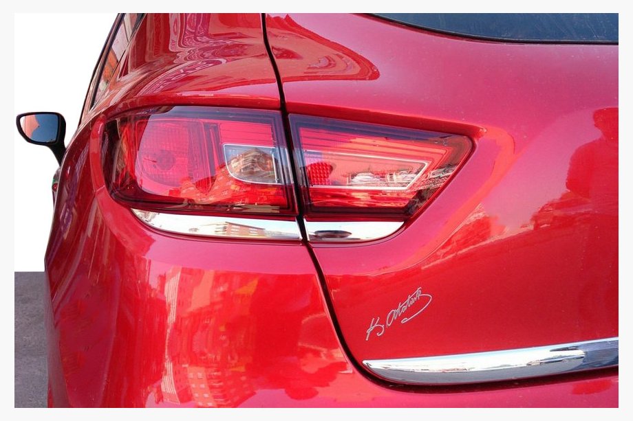 Renault Clio IV 2012–2019 Bakljusramar (2 st, rostfritt stål) Image