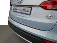 Hyundai Santa Fe 3 2012–2018 Bakre stötfångarskydd med kant Nataniko (rostfritt stål) Santa Fe 2012-2016 foto 1