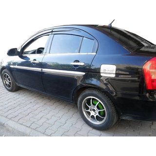 Yttre fönsterlister (4 st, rostfritt stål) Hyundai Accent 2006–2010 foto 1