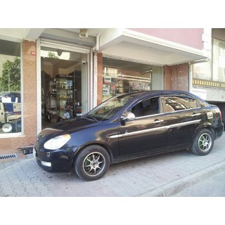 Dörrlister (4 st, rostfritt stål) Hyundai Accent 2006–2010 foto 3