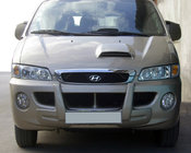 Hyundai H200, H1, Starex 1998–2007 Central frontläppspoiler (för lackering) foto 1