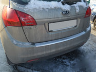 Kia Venga 2010–2019 Bakre stötfångarskydd med bockning Natanika (rostfritt stål) foto 1